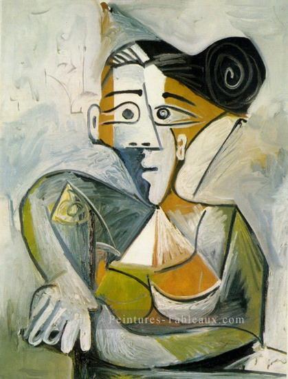 Femme Assise 3 1938 cubiste Pablo Picasso Peintures à l'huile